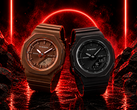 Casio G-Shock GMA-P2110B-1A och G-Shock GMA-P2110B-5A (från höger till vänster)