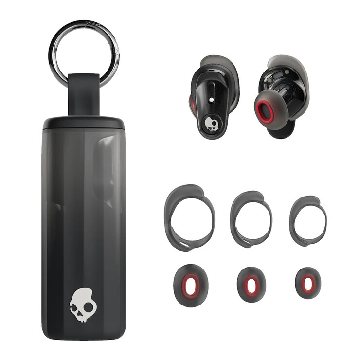 Skullcandy Method 360-öronsnäckorna levereras med en mängd olika passformsvingar och geler för att säkerställa en säker passform. (Bildkälla: Skullcandy)