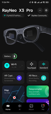 Den medföljande appen