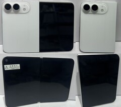 En läckt modell av iPhone Ultra i vitt.