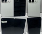 En läckt modell av iPhone Ultra i vitt.