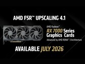 En skärmdump av AMD: s FSR 4.1 INT8-tillkännagivande för RX 7000-seriens GPU: er