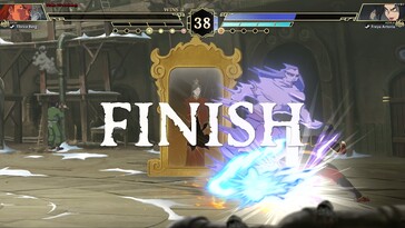 Bild: En skärmdump från spelet Avatar Legends: The Fighting Game.