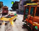 Reklambild för Crazy Taxi: World Tour.