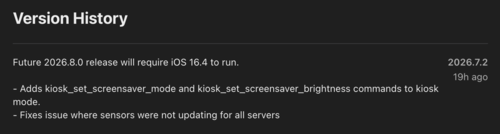 Releaseanteckningar för Home Assistant iOS version 2025.7.2.