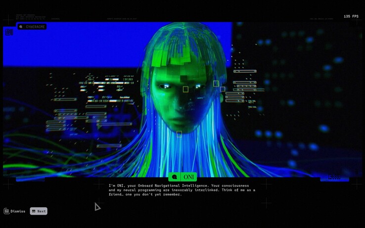 ONI, Marathons Onboard Navigational Intelligence, introducerar Bungies extraktionsskjutare med en kall, syntetisk visuell stil som omedelbart sätter tonen.