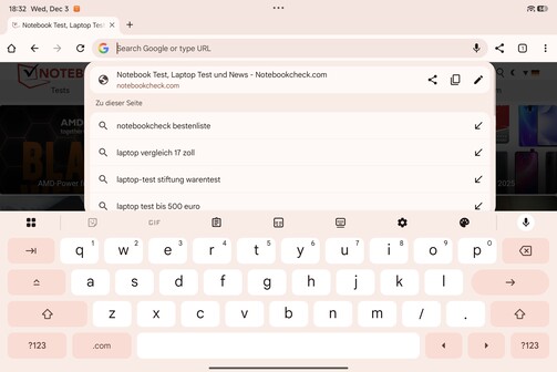 Liggande tangentbord