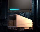 Mockup av lastbil som visar sig transportera Steam Machine-import