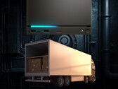 Mockup av lastbil som visar sig transportera Steam Machine-import