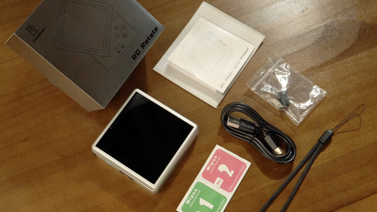 En titt på vad Anbernic kommer att inkludera med RG Rotate-order.