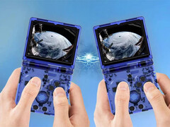 Anbernic förväntas nu visa upp ett nytt chipset efter lanseringen av RG34XX SP, RG35XX SP på bilden. (Bildkälla: Anbernic)