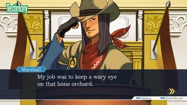 Vittnesmål i Phoenix Wright: Ace Attorney Trilogy (Bildkälla: Steam)