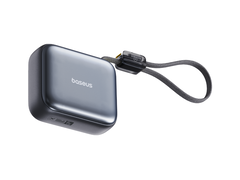 Baseus PicoGo AC22 Ultra Mini 10.000 mAh powerbank, avbildad mot en vit bakgrund. (Bildkälla: Baseus)