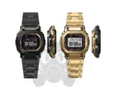 Från vänster till höger: Casio G-Shock GMW-BZ5000GD-1 och GMW-BZ5000GD-9. (Bildkälla: @geesgshock på Instagram)