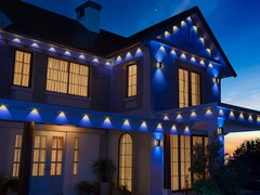 Govee Permanent Outdoor Lights 2 Pro visas utanför ett hus