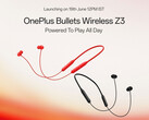 OnePlus Bullets Wireless Z3 (bilden) kommer att lanseras som en efterträdare till 2022 års OnePlus Bullets Wireless Z2. (Bildkälla: OnePlus)
