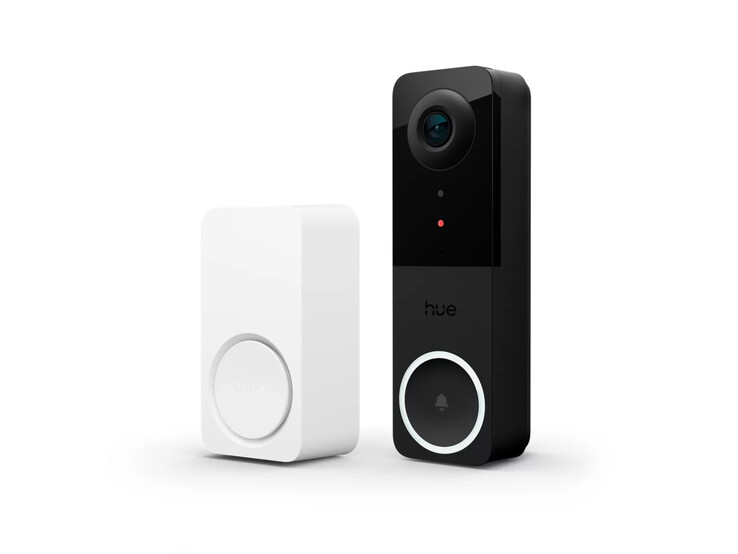 Philips Hue Secure smart klocka (vänster) och Secure Wired videodörrklocka (höger). (Bildkälla: Philips Hue)
