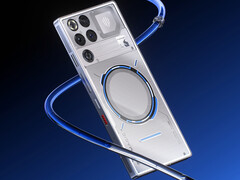 RedMagic 11 Pro kommer att para ihop Snapdragon 8 Elite Gen 5 med Red Core R4 gaming chipset. På bilden: en kampanjbild av telefonen. (Bildkälla: RedMagic)