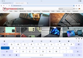 Oppo Pad 4 Pro: Standardtangentbord