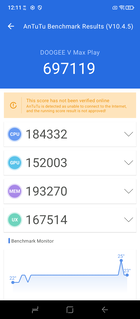 AnTuTu 10 prestandatest (Bildkälla: Skärmdump - Sergey Tarasov - Notebookcheck)
