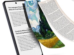 Alcatel V3 Ultra är också utformad för att visa e-böcker. (Bildkälla: Alcatel)