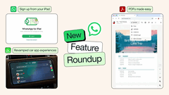 WhatsApps senaste förbättringar omfattar registrering via iPad, förbättrat stöd för PDF-filer och delning av musik. 