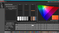 ColorChecker efter kalibrering (P3)