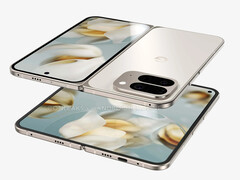 Google verkar nästan inte ha gjort några visuella förändringar med sin nya vikbara. (Bildkälla: Android Headlines & OnLeaks)