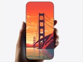 En rendering från 2023 som visar en iPhone utan skärm som ser ut som en glasskiva. (Bildkälla: Ice Universe på X)