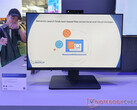 Asus ExpertCenter P600 AiO kan konfigureras med en CPU med upp till 50 TOPs NPU. På bilden: 27-tumsmodellen. (Bildkälla: Notebookcheck)