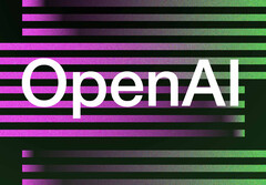 OpenAI:s logotyp på en abstrakt och gradientfärgad bakgrund i flera färger. (Bildkälla: OpenAI)