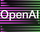 OpenAI:s logotyp på en abstrakt och gradientfärgad bakgrund i flera färger. (Bildkälla: OpenAI)