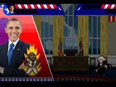 I ”Electoral Carnage” möter kända amerikanska presidenter varandra i satiriska 2D-strider.