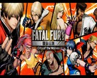 Officiellt reklammaterial för Fatal Fury: City of the Wolves.