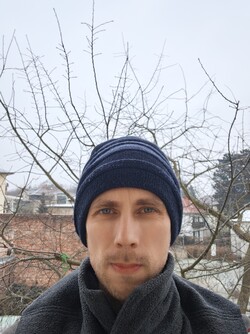 Selfie med den främre kameran på 50 MPix inklusive autofokus