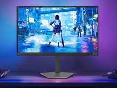 25M4P5200T har en 24,5-tums IPS-skärm. På bilden: redigerad reklambild som visar gamingmonitorns framsida.