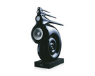 En reklambild för Bowers &amp; Wilkins berömda golvhögtalare Nautilus, mot en vit bakgrund. (Bildkälla: Bowers &amp; Wilkins)