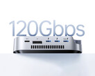 Den nya dockningsstationen har JHL9480-styrenheten. På bilden: en kampanjbild med en vy från framsidan av Thunderbolt 5-dockningsstationen.