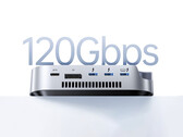 Den nya dockningsstationen har JHL9480-styrenheten. På bilden: en kampanjbild med en vy från framsidan av Thunderbolt 5-dockningsstationen.