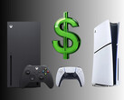 Xbox- och PlayStation-konsoler visas med dollarsymbol (Bildkälla: Microsoft Xbox Gaming, Sony PlayStation med ändringar)