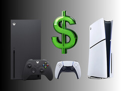 Xbox- och PlayStation-konsoler visas med dollarsymbol (Bildkälla: Microsoft Xbox Gaming, Sony PlayStation med ändringar)