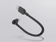 Xiaomis 3A flätade USB-C till USB-C kabel (10cm) (bilden) kommer att släppas globalt. (Bildkälla: Xiaomi)