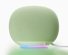Google Home-högtalare i färgen Jade.