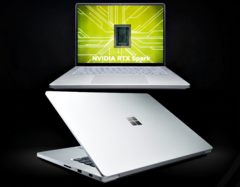 Surface Laptop Ultra i Platinum (den andra färgen heter Nightfall).
