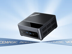 Förköpspriset för F5A börjar på 639 USD med rabattkoden ACEFANF5A. På bilden: en kampanjbild av minidatorn. (Bildkälla: Acemagic)