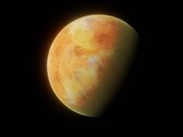 En konstnärs illustration som visar en exoplanet.