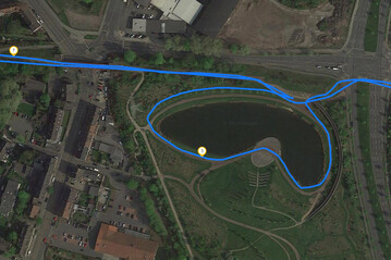 GPS-test: Samsung Galaxy S10 5G – Cykeltur runt en sjö