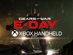 Xbox Handheld-logotypen på bannern för Gears of War: E-Day