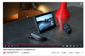 Gammalt användargränssnitt för YouTube-videospelare (Bildkälla: Kristen Spradiln / Notebookcheck)
