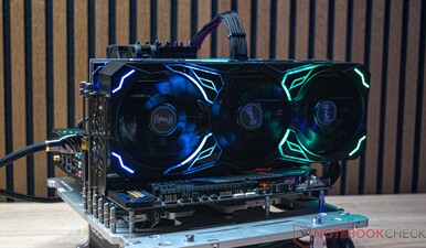 KFA2 GeForce RTX 4080 Super SG under bullermätning